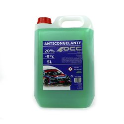 GREEN ANTIFREEZE 20% -9ºC 5...
