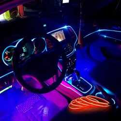 ORANGE FIBER OPTIC NEON...