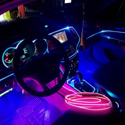 PINK FIBER OPTIC NEON WIRE...