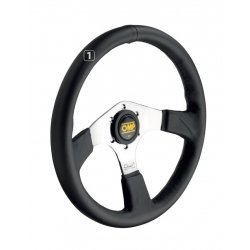 VOLANTE OMP ASSO PIEL 350MM...