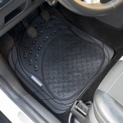 BLACK RUBBER MAT 3 PIECES...